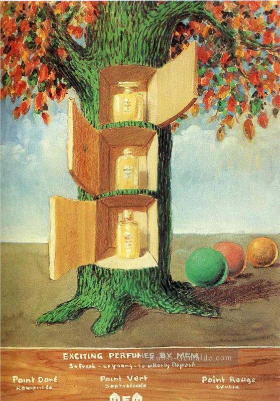 Poster aufregende Parfums von mem 1946 René Magritte Ölgemälde